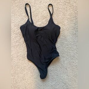93 Play Street MARLEY Black Scoop Neck One Piece